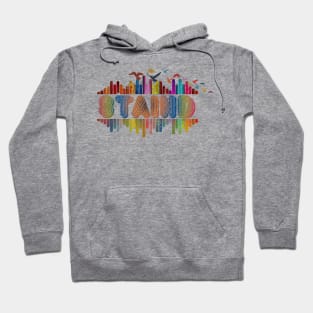 Tone Color Wave With Name-Staind Hoodie